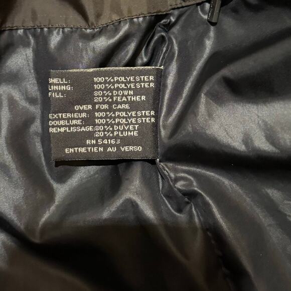 Cole Haan Black Long Puffer Coat Down Feather Womens Sz Medium - Picture 12 of 16